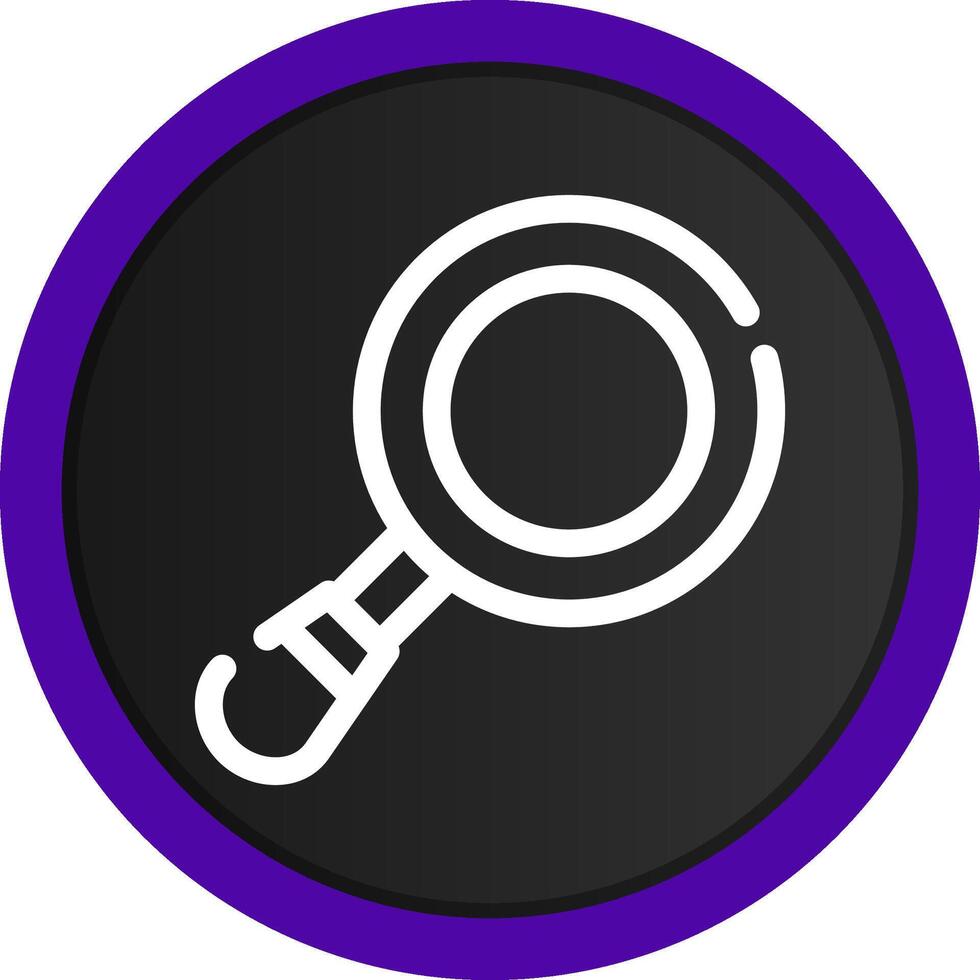 Magnifying Glass Creative Icon Design vector