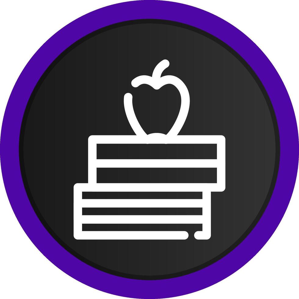 Stack Of Books Creative Icon Design vector