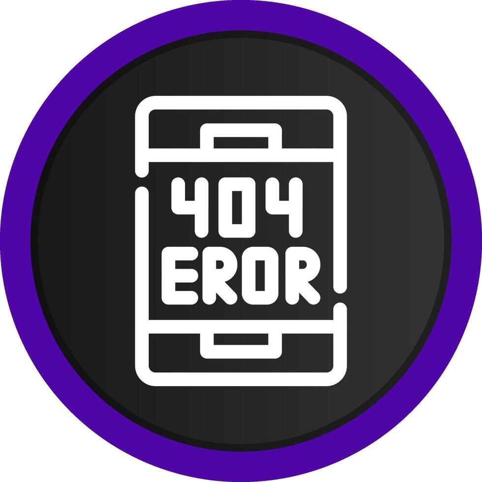 Error Creative Icon Design vector