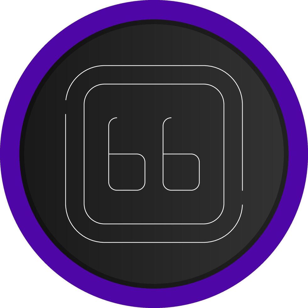 Quotation Creative Icon Design vector