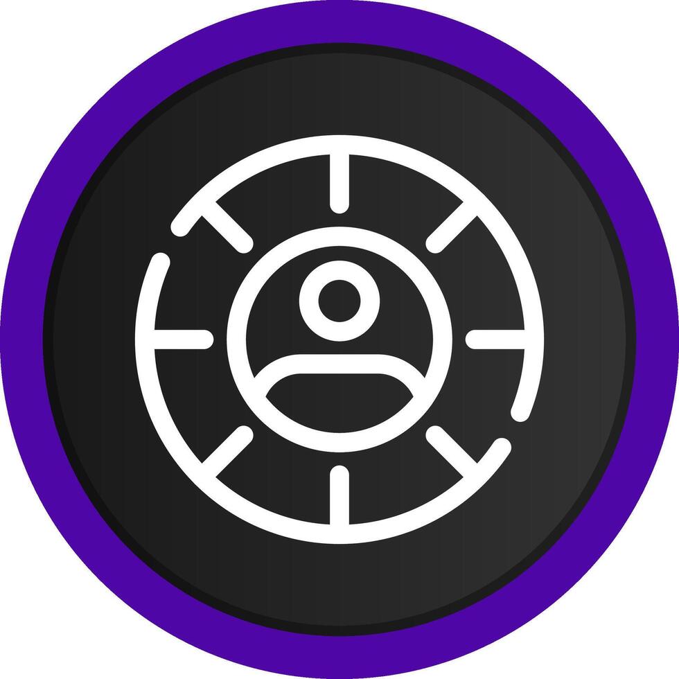 Targeting Creative Icon Design vector