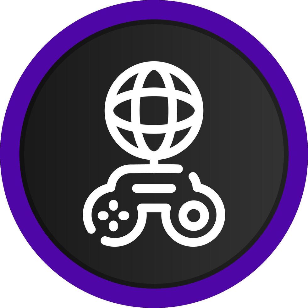 Global Gaming Creative Icon Design vector