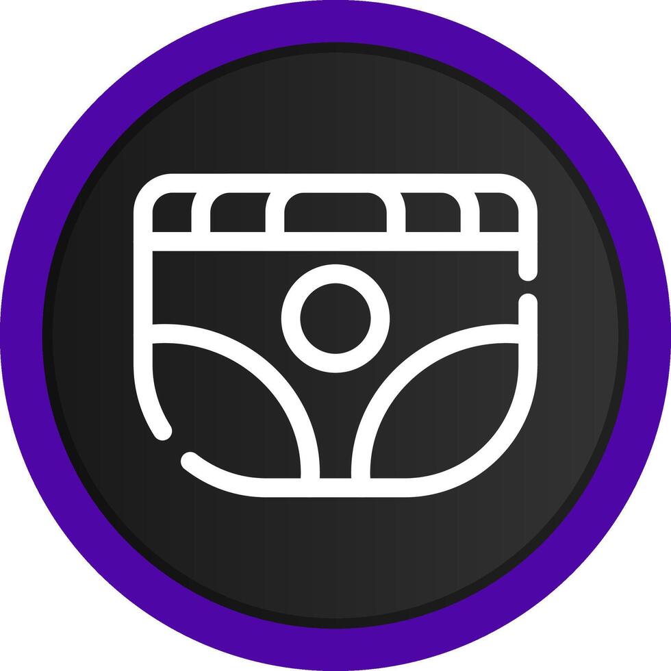Diaper Creative Icon Design vector