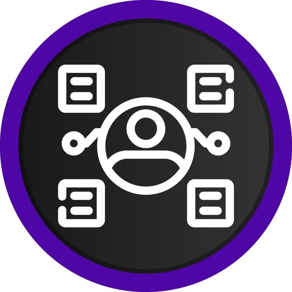 User Predictions Creative Icon Design vector