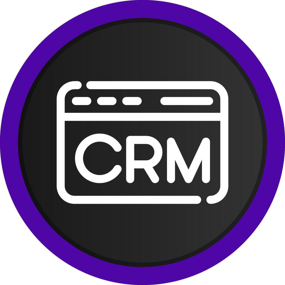 CRM Creative Icon Design vector
