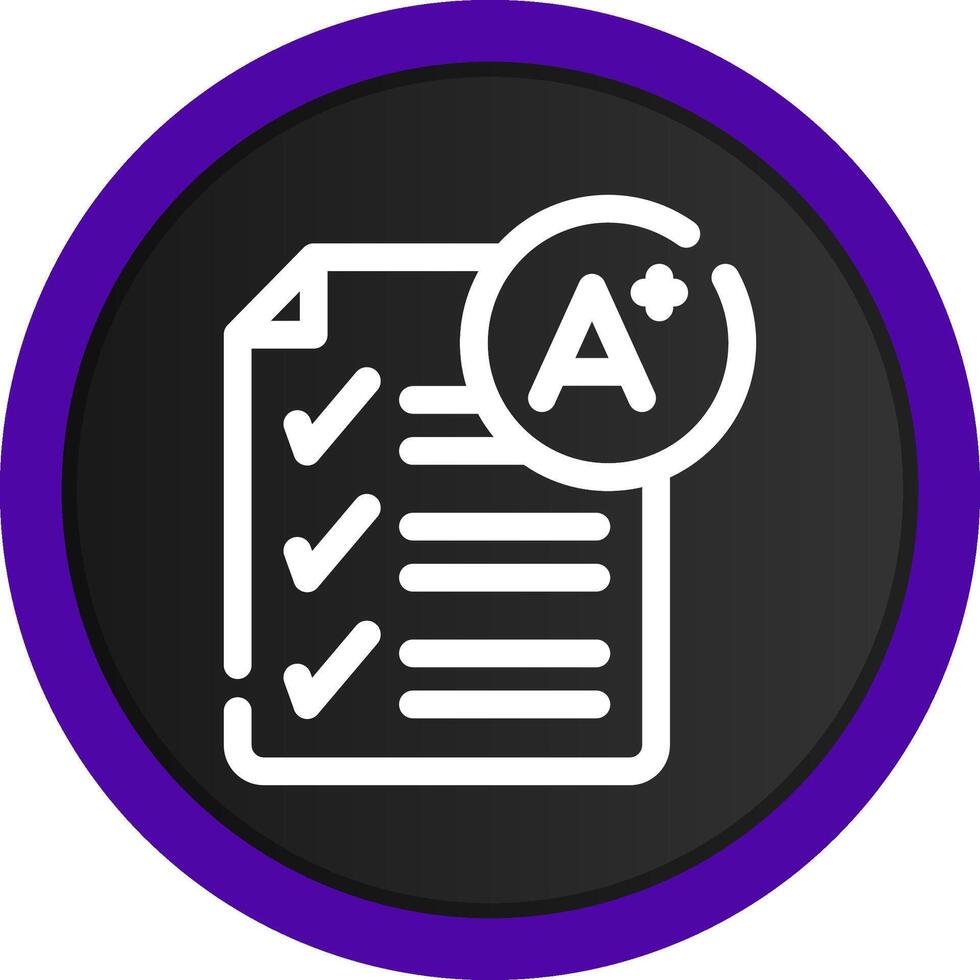 Grade Creative Icon Design vector