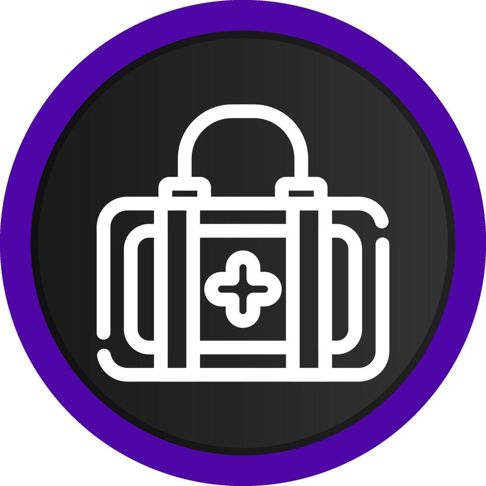 First Aid Kit Creative Icon Design vector