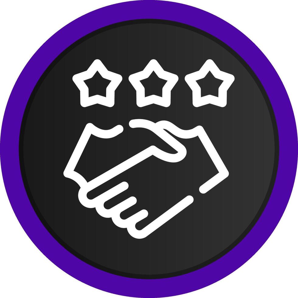 Game Handshake Creative Icon Design vector
