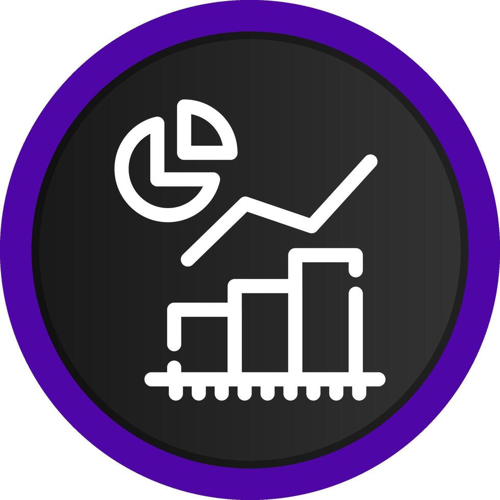 Statistical Analysis Creative Icon Design vector
