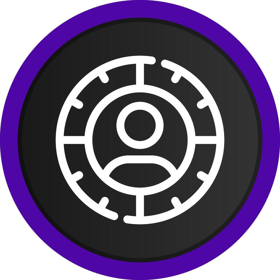 Target Audience Creative Icon Design vector