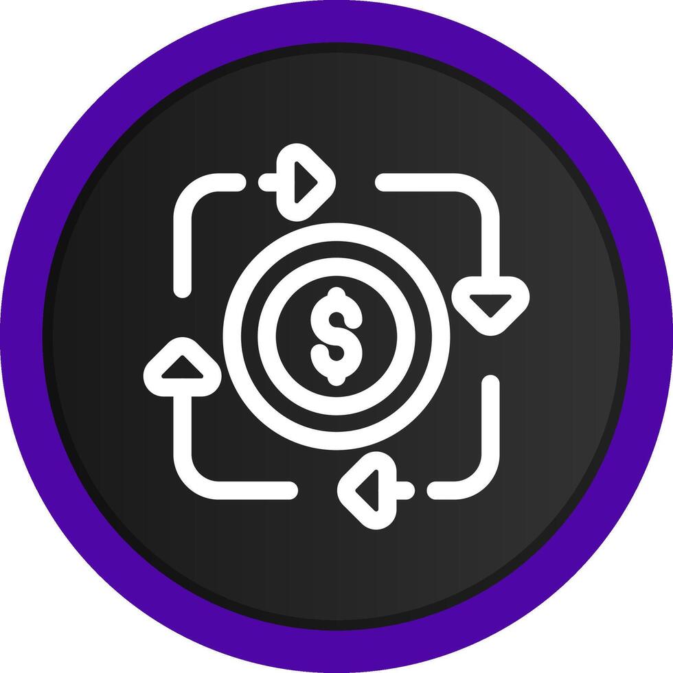 Revolving Fund Creative Icon Design vector