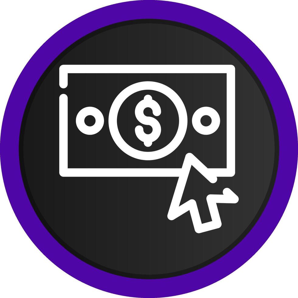 Pay Per Click Creative Icon Design vector