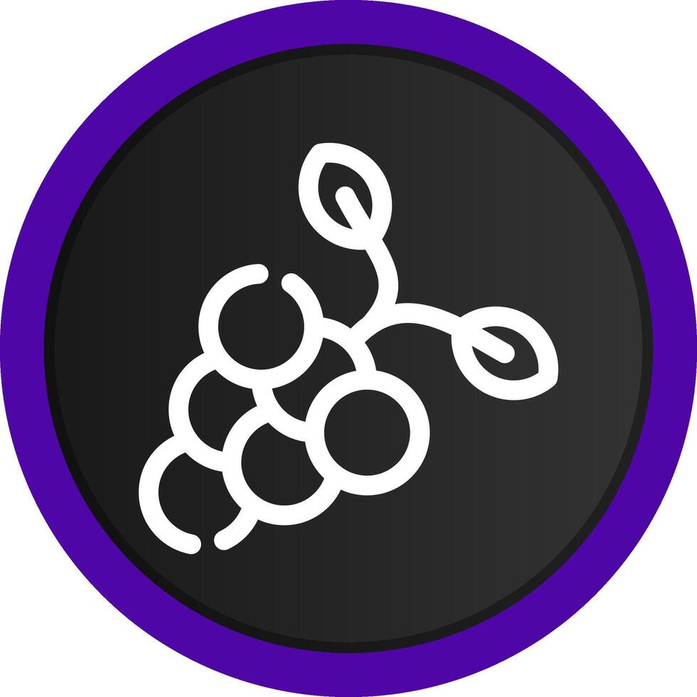 Grapes Creative Icon Design vector