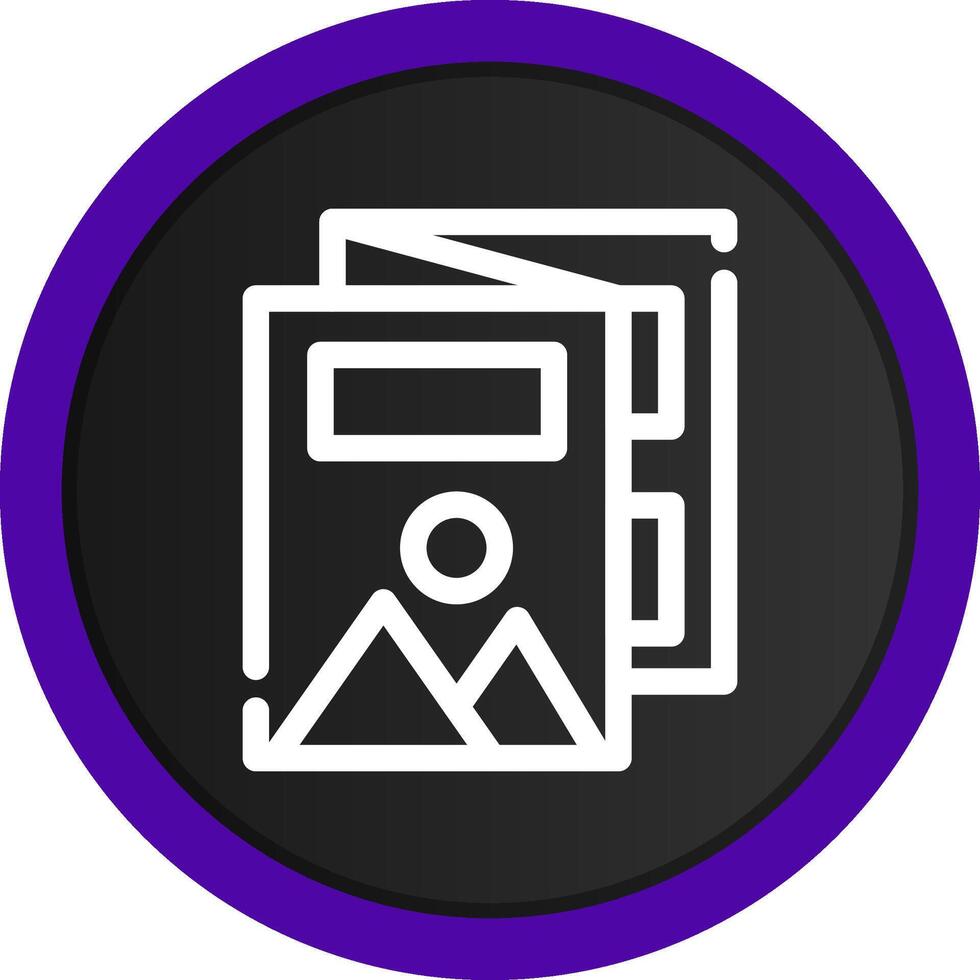Magazine Creative Icon Design vector