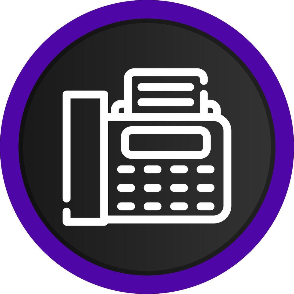 Fax Creative Icon Design vector