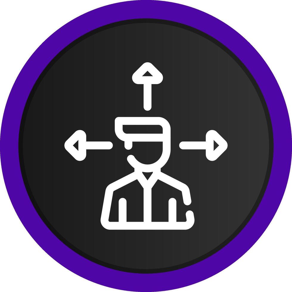Outsource Management Creative Icon Design vector