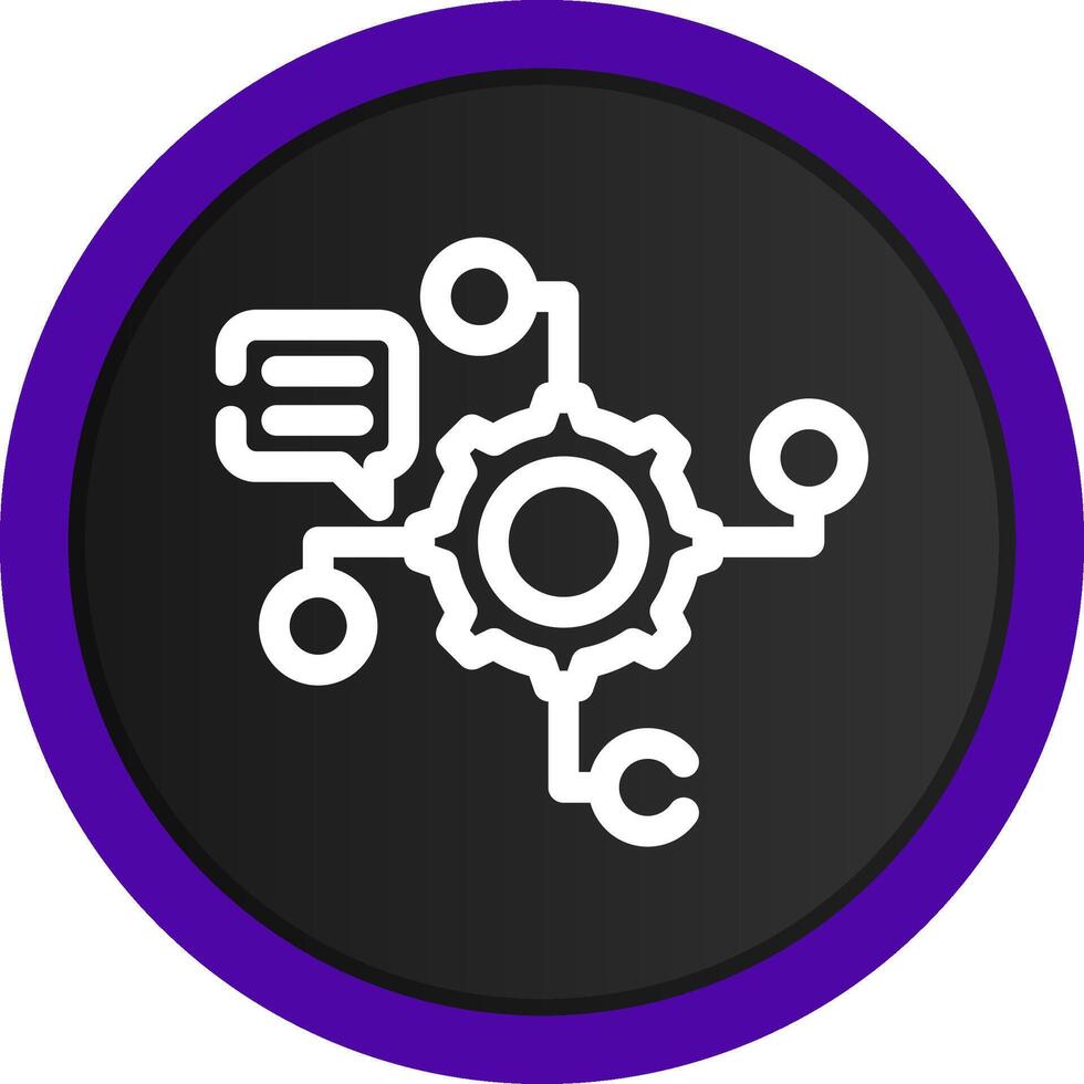 Business Automation Creative Icon Design vector
