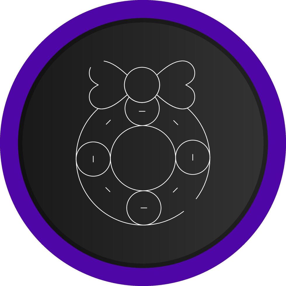 Wreath Creative Icon Design vector