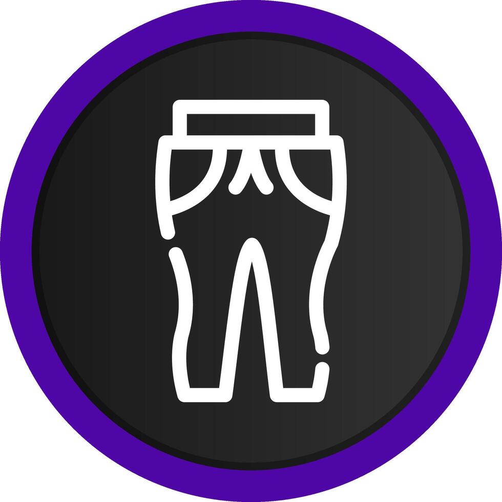 Sweat Pants Creative Icon Design vector