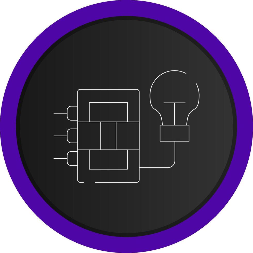 Circuit Creative Icon Design vector