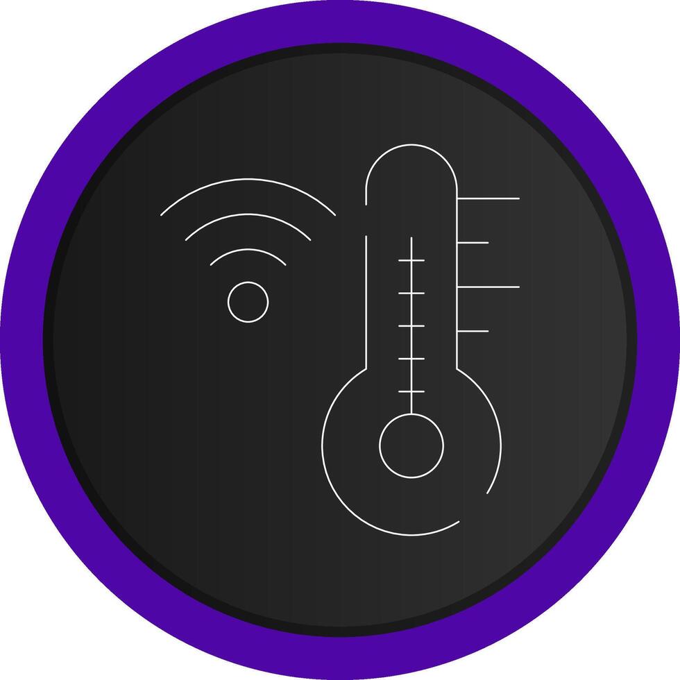 Thermostat Creative Icon Design vector