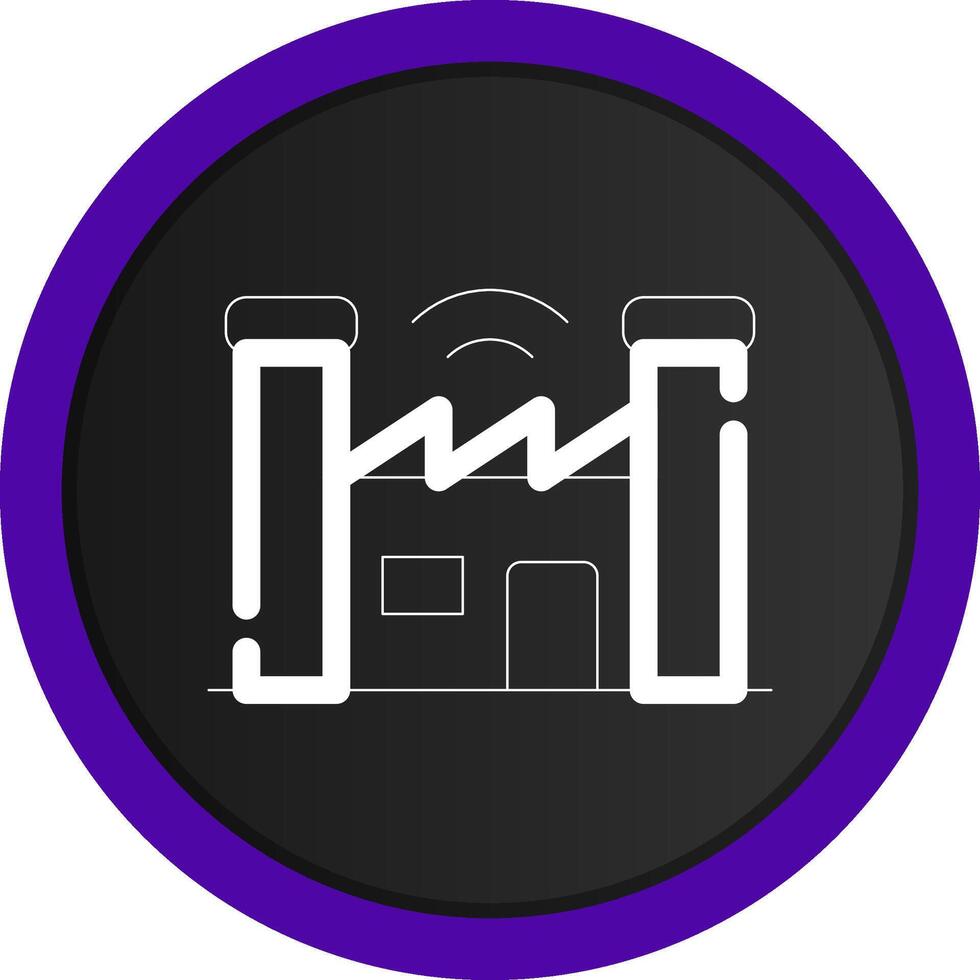 Smart Factory Creative Icon Design vector