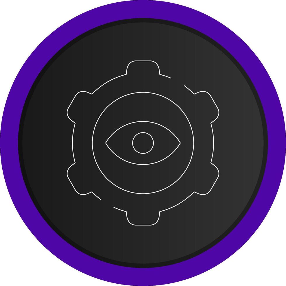 Eye Setting Creative Icon Design vector