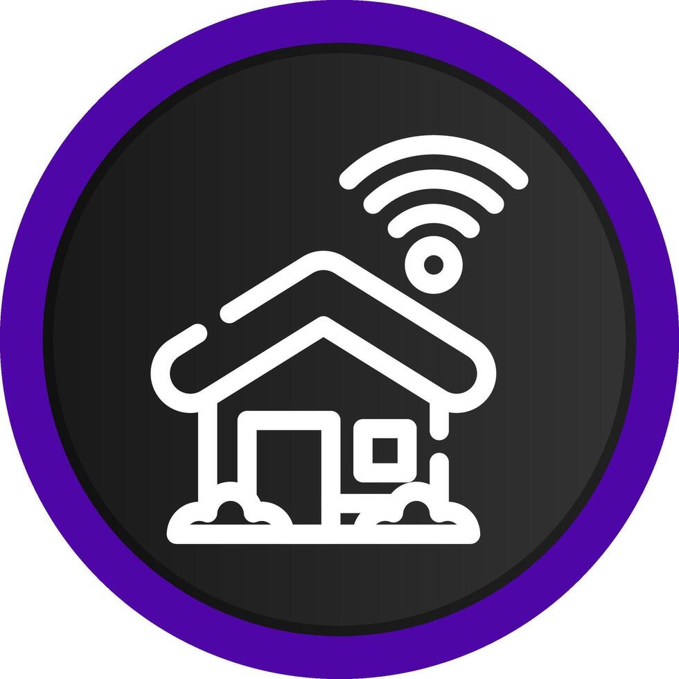 Smart Home Creative Icon Design vector