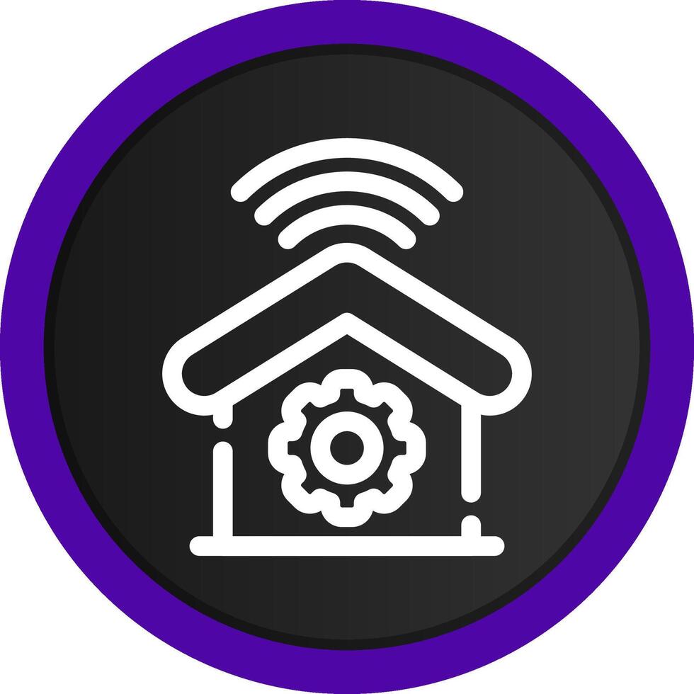 Home Automation Creative Icon Design vector