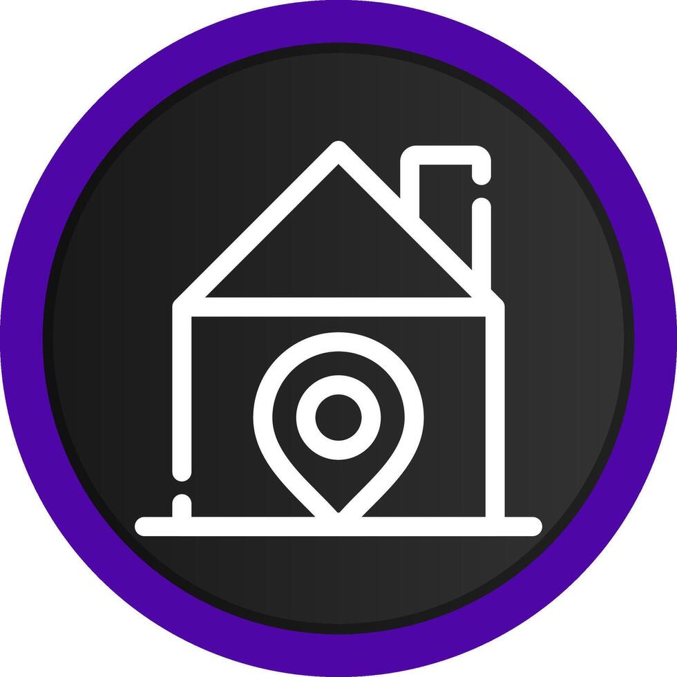 Home Location Creative Icon Design vector