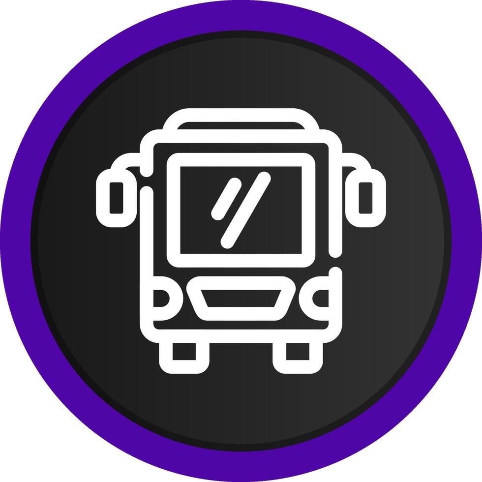 diseño de icono creativo de autobús vector