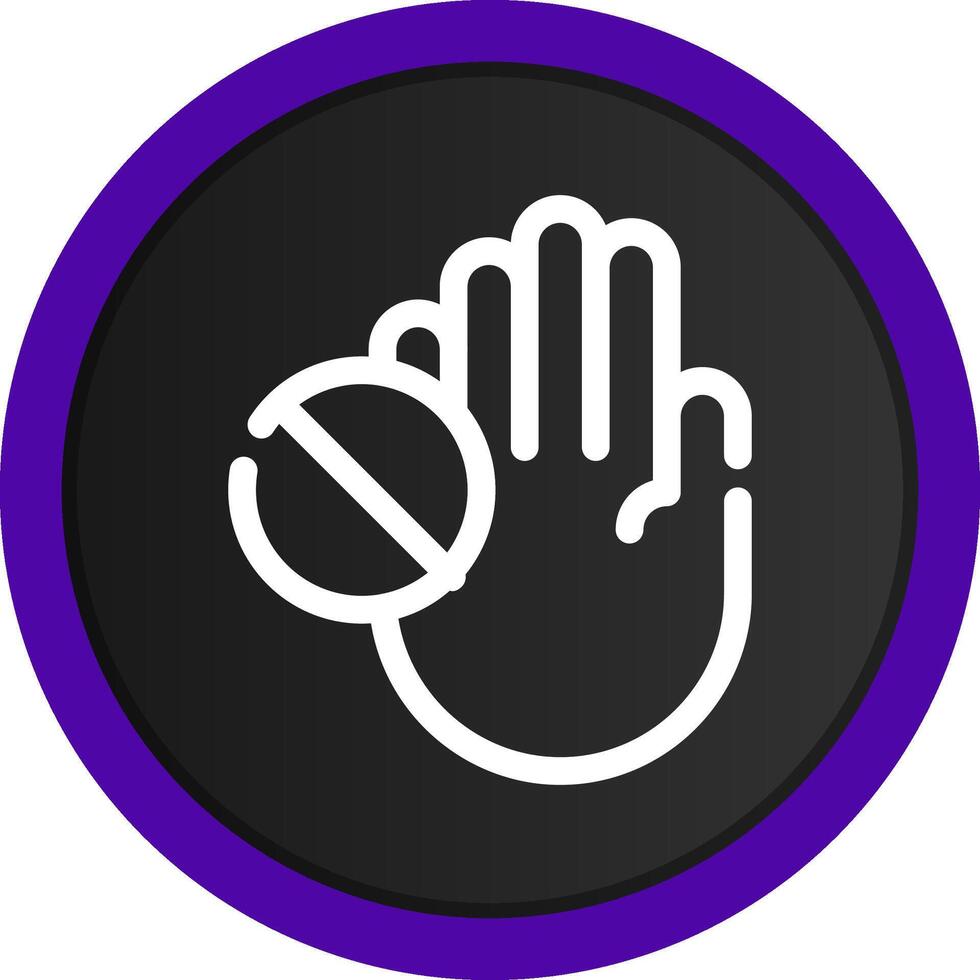Ban Creative Icon Design vector