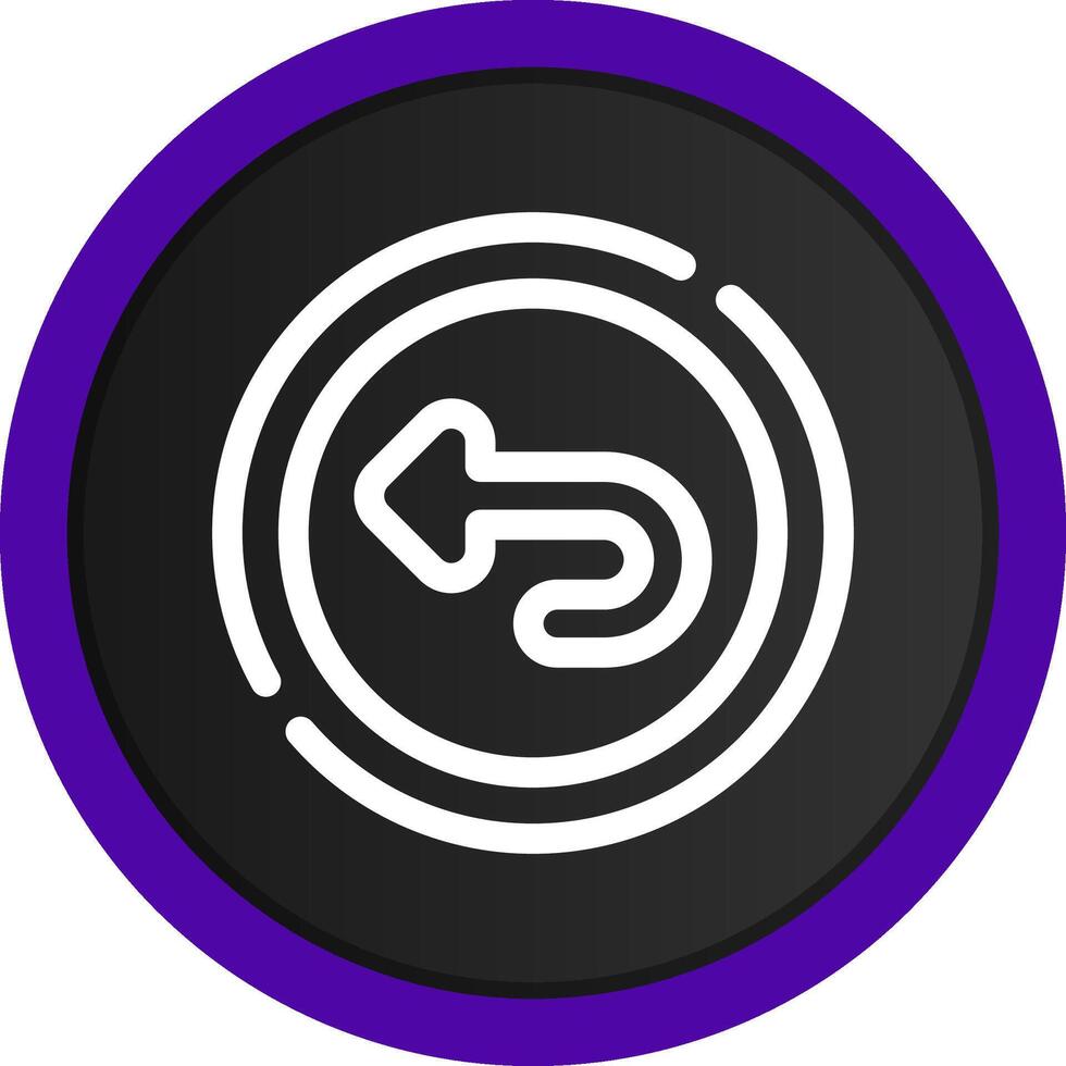 Undo Creative Icon Design vector