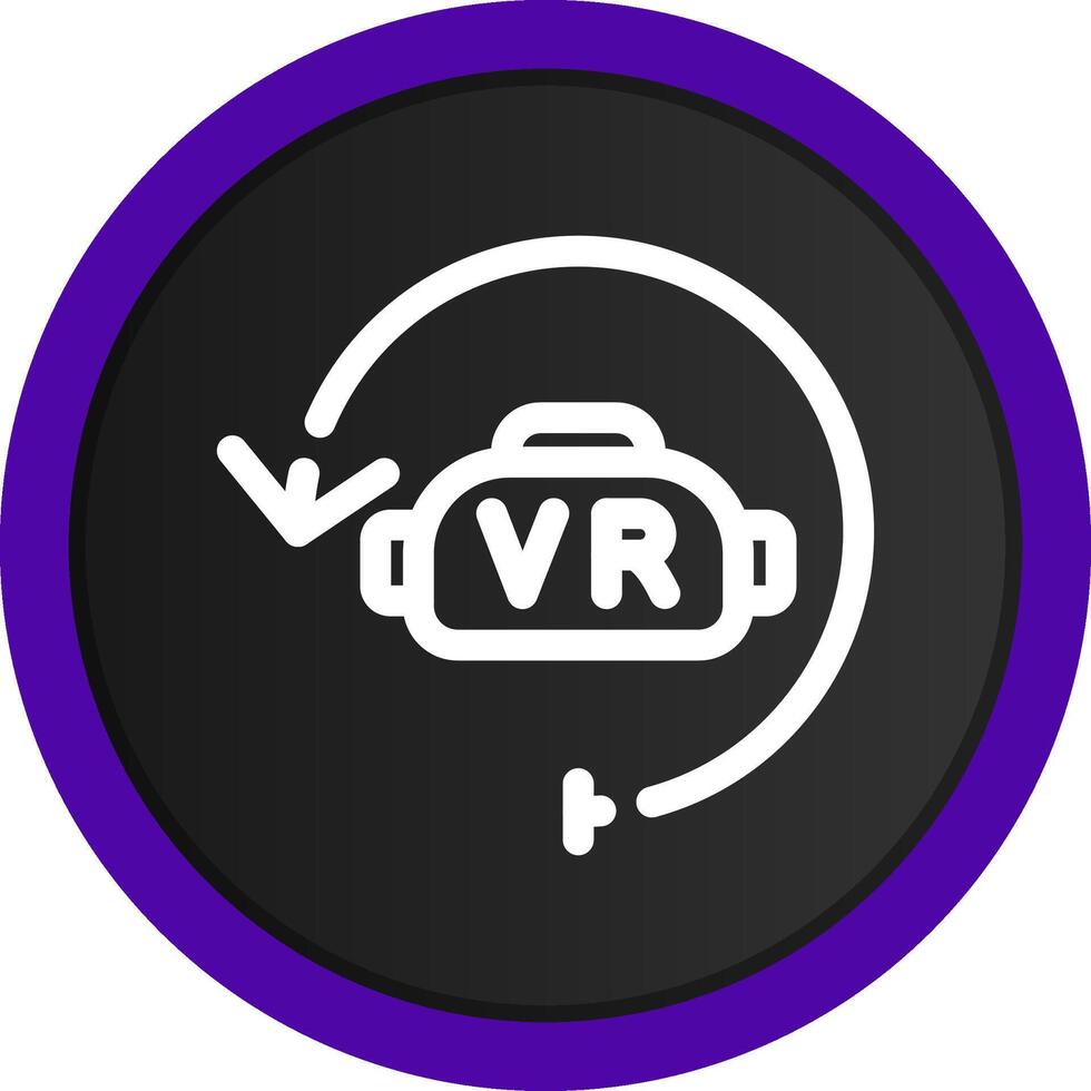 Virtual Reality Creative Icon Design vector