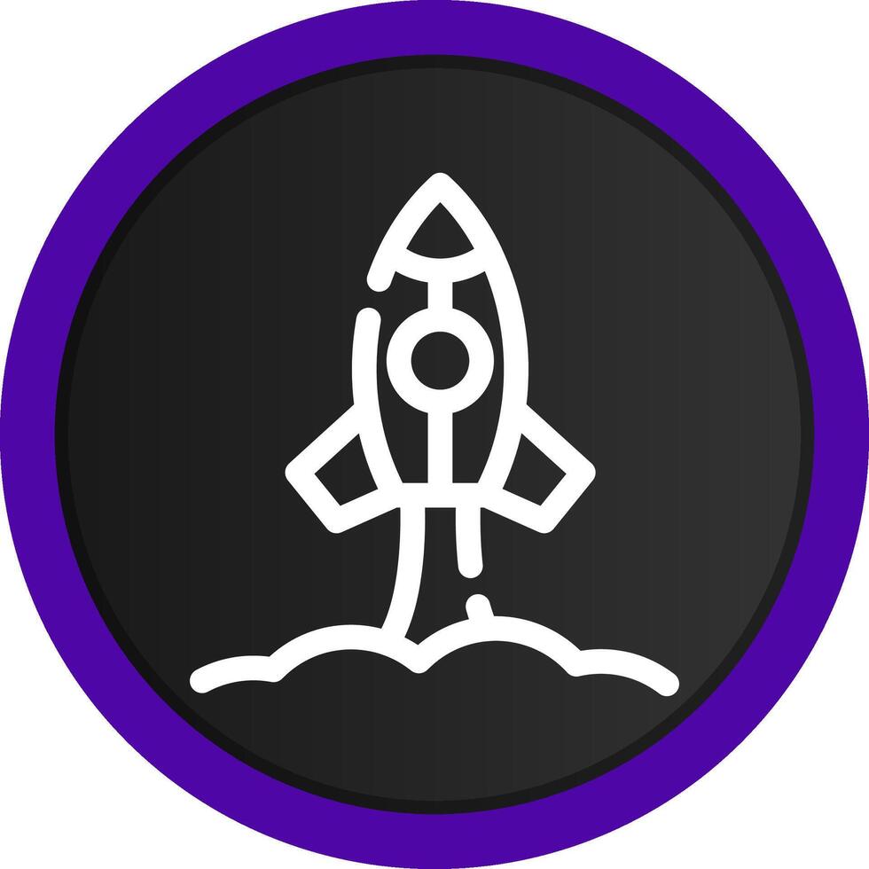 Spaceship Creative Icon Design vector