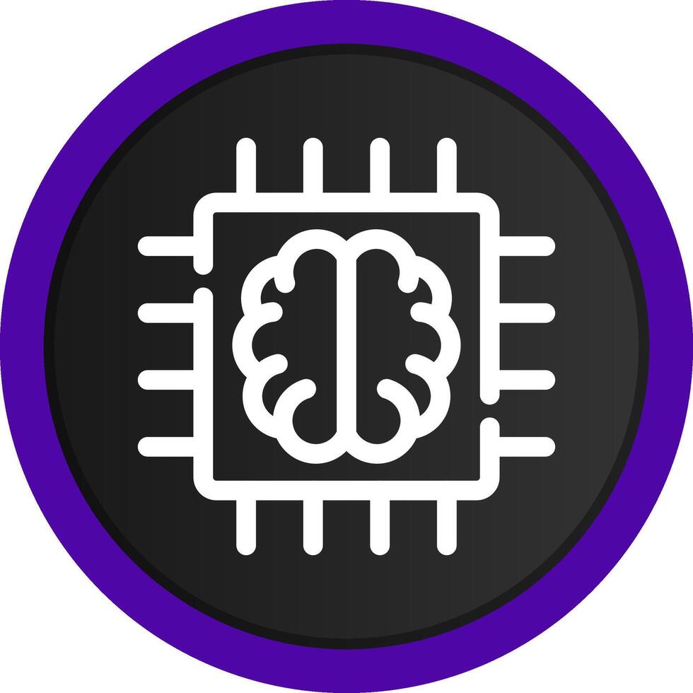 Super Brain Creative Icon Design vector