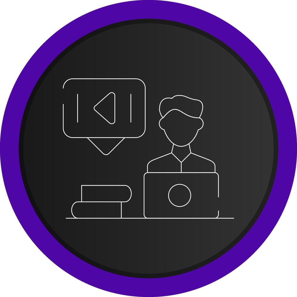 Webinar Creative Icon Design vector