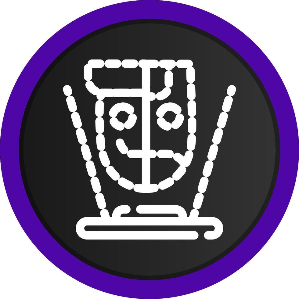 Hologram Creative Icon Design vector