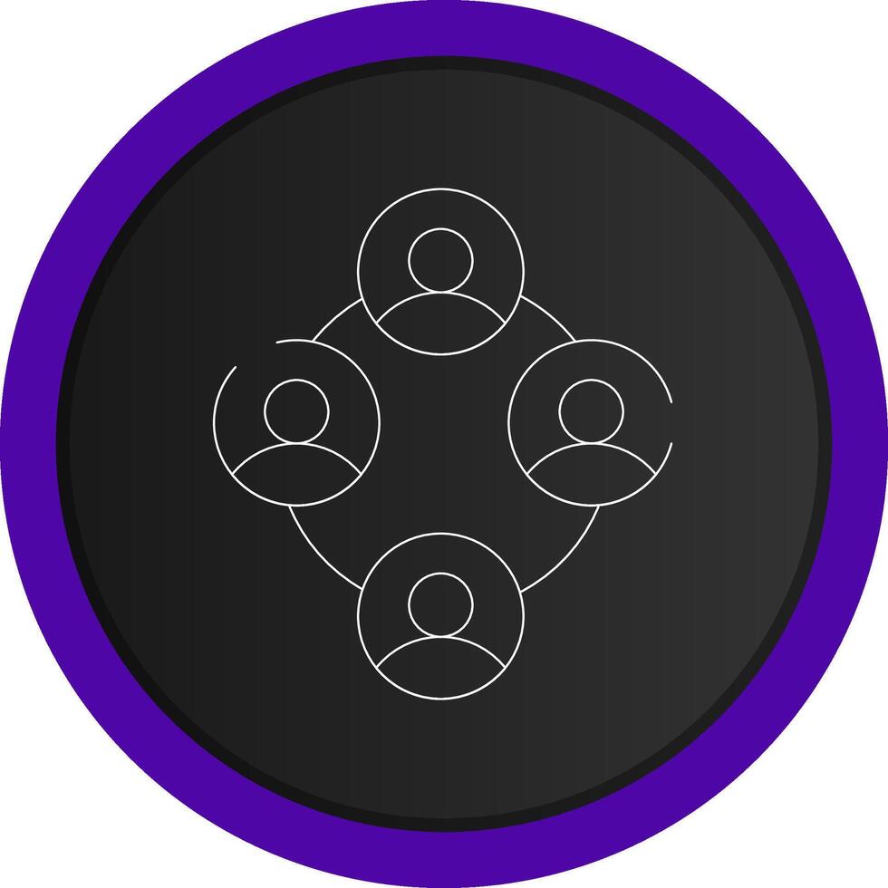 Networking with People Creative Icon Design vector