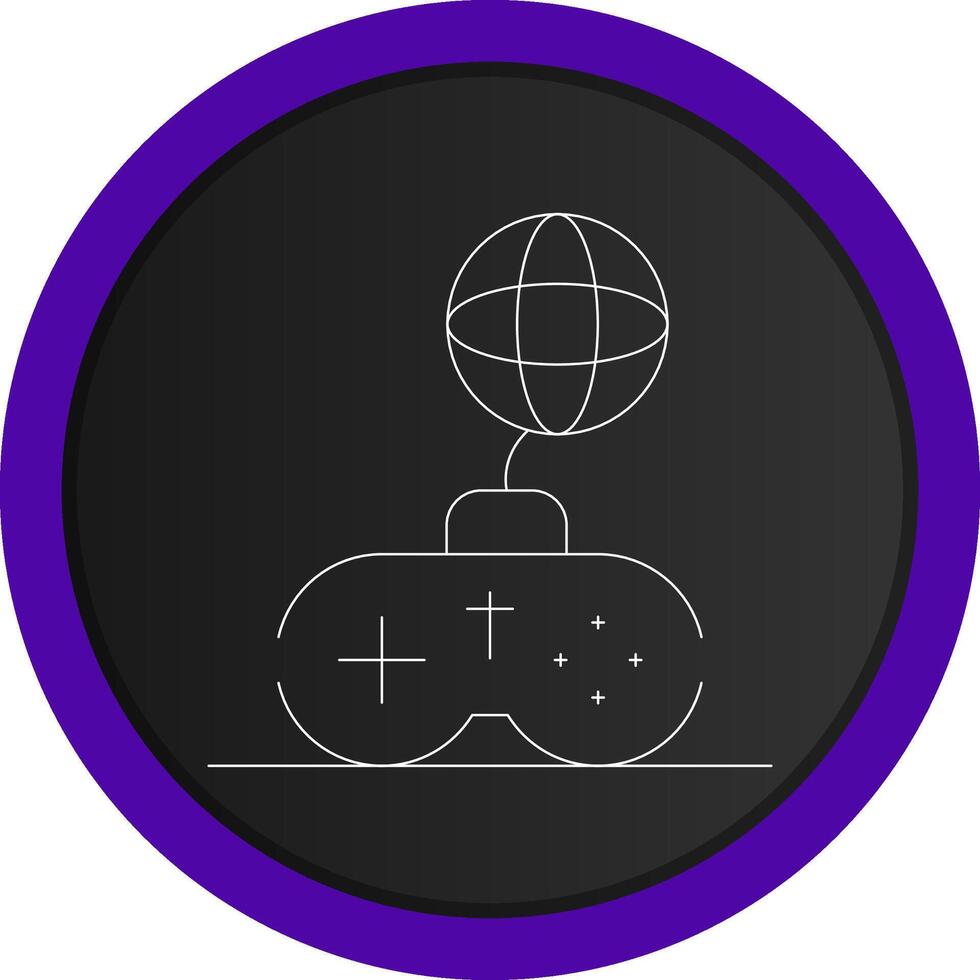 Online Games Creative Icon Design vector