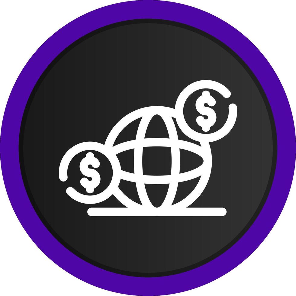 Offshore Banking Creative Icon Design vector