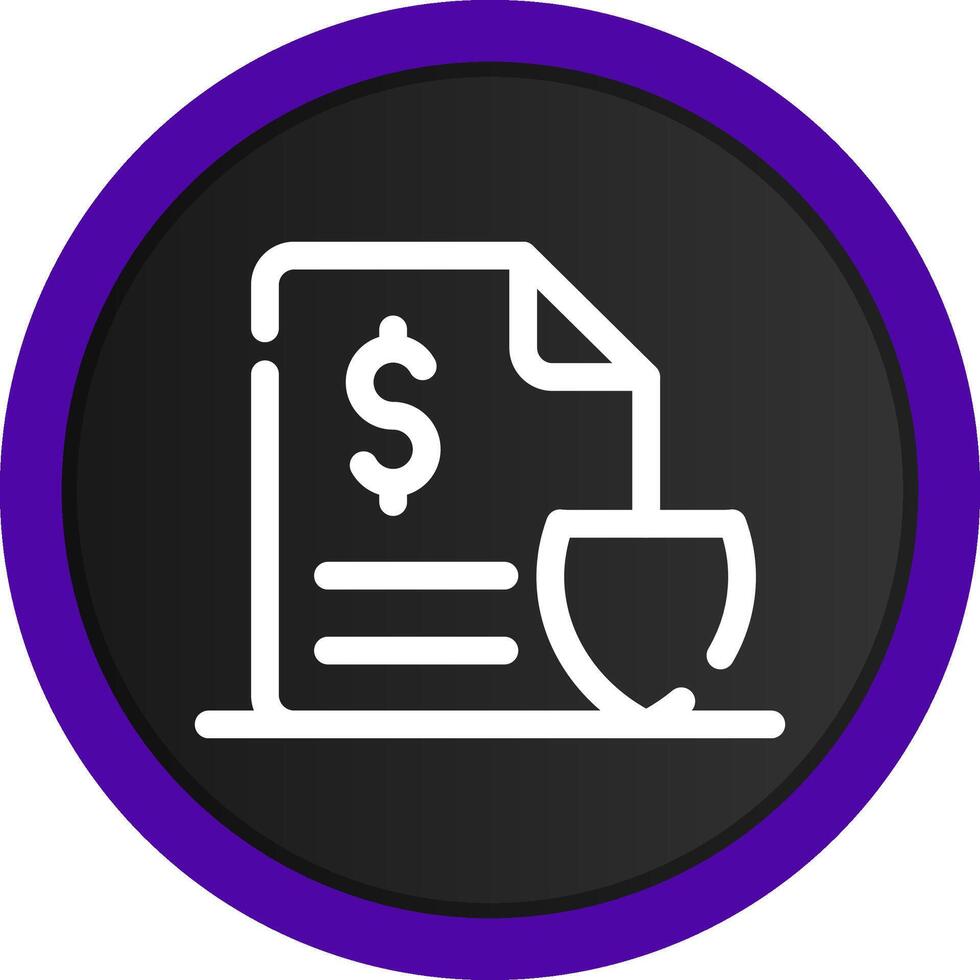 Documentation Fee Creative Icon Design vector