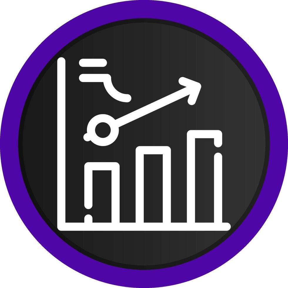 Clustered Bar Creative Icon Design vector