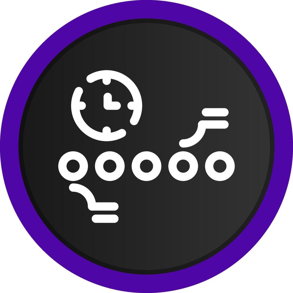 Circle Accent Timeline Creative Icon Design vector
