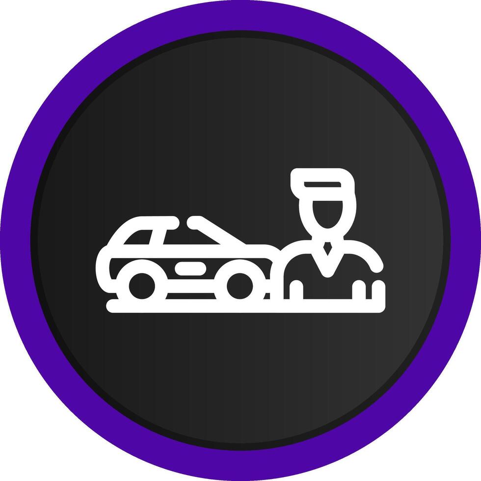 Used Car Dealership Creative Icon Design vector