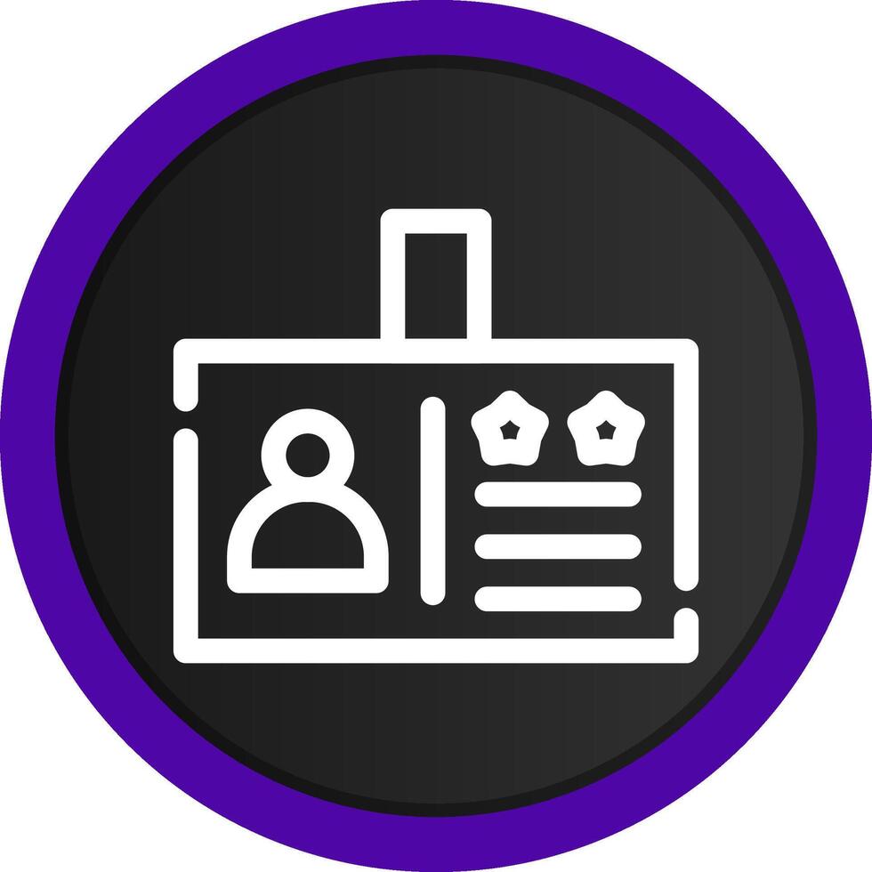 Police ID Card Creative Icon Design vector