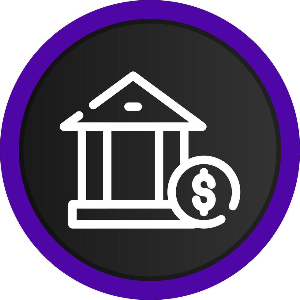 Banking Fees Creative Icon Design vector