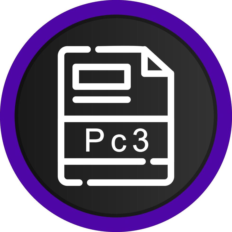 PC3 Creative Icon Design vector