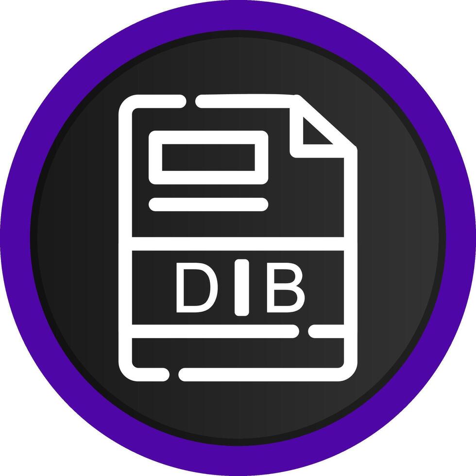 DIB Creative Icon Design vector