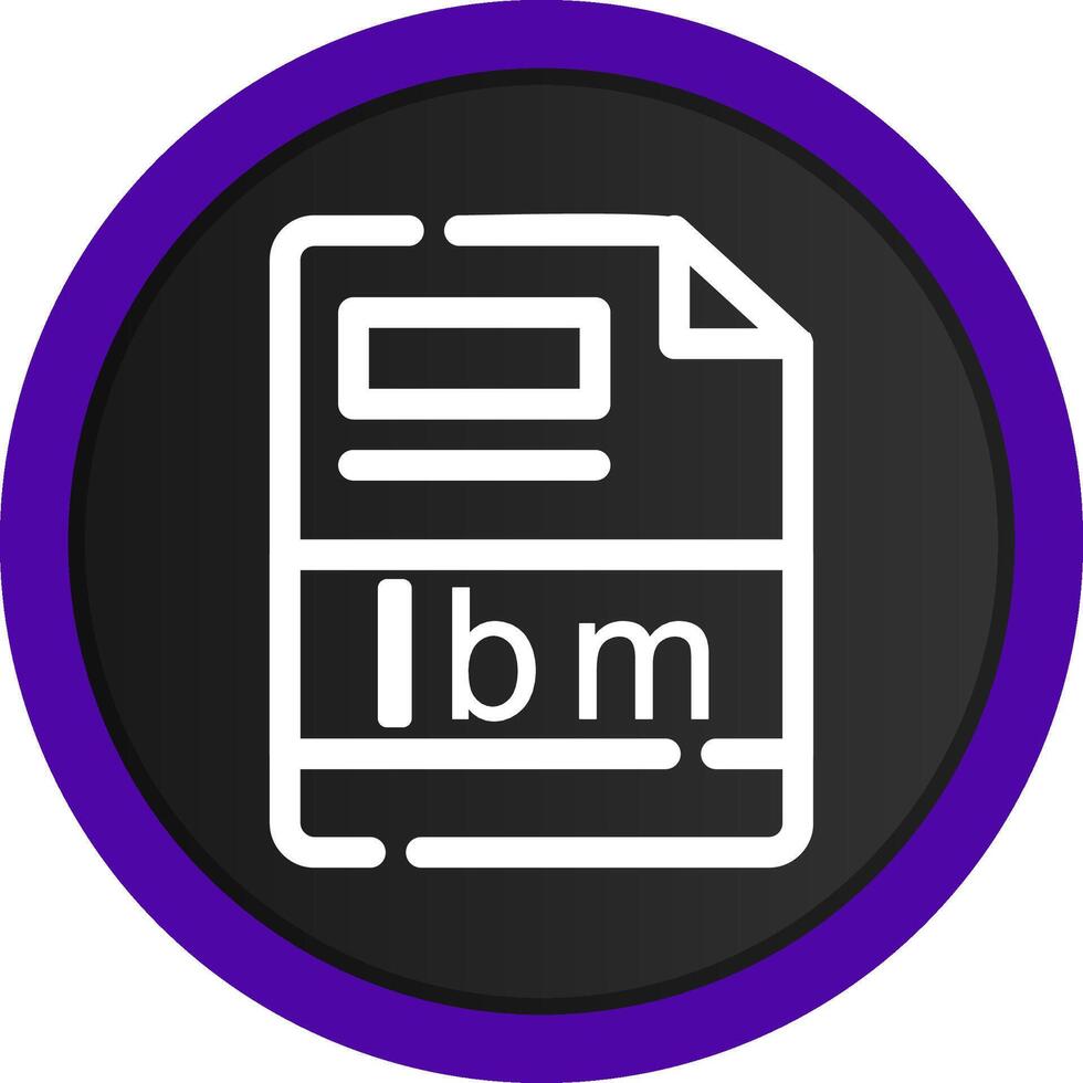 lbm Creative Icon Design vector